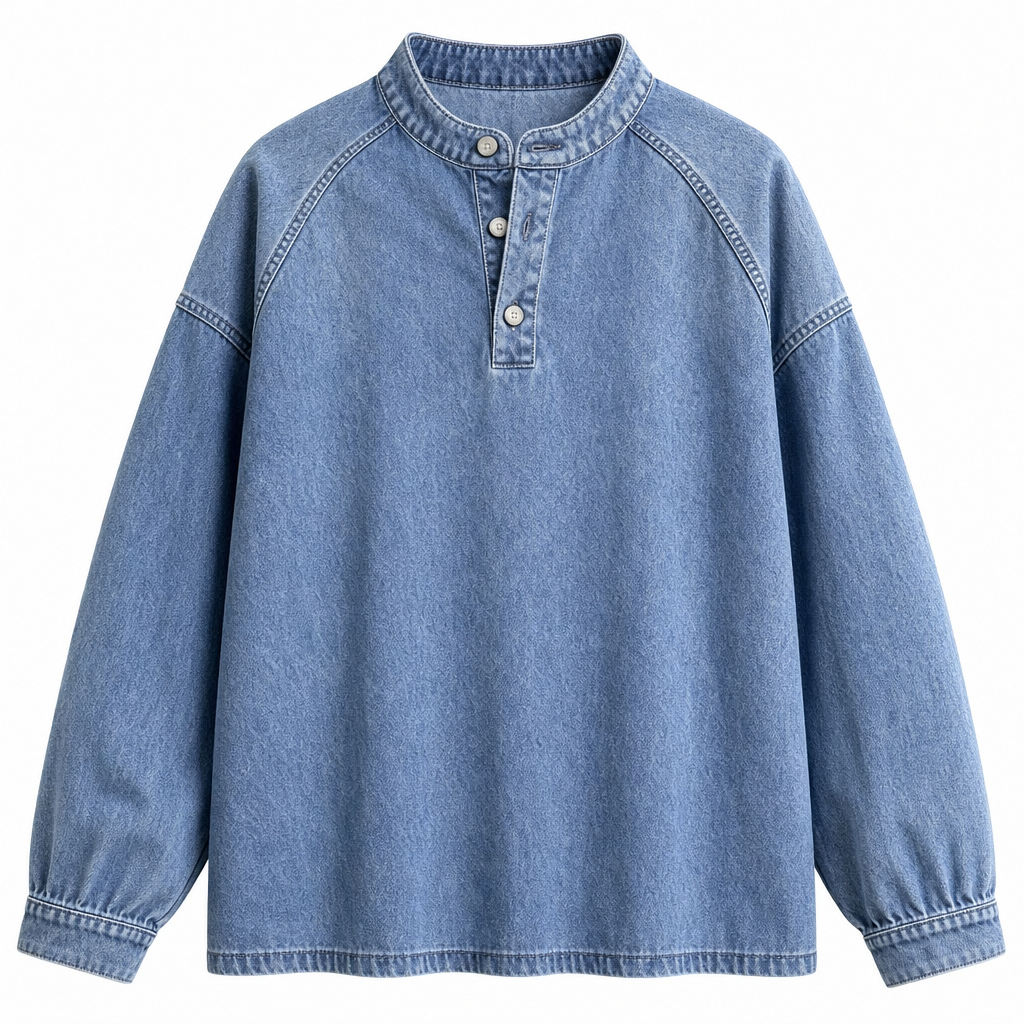 Gensre i vintage-stil, løstsittende og uformell for menn-13