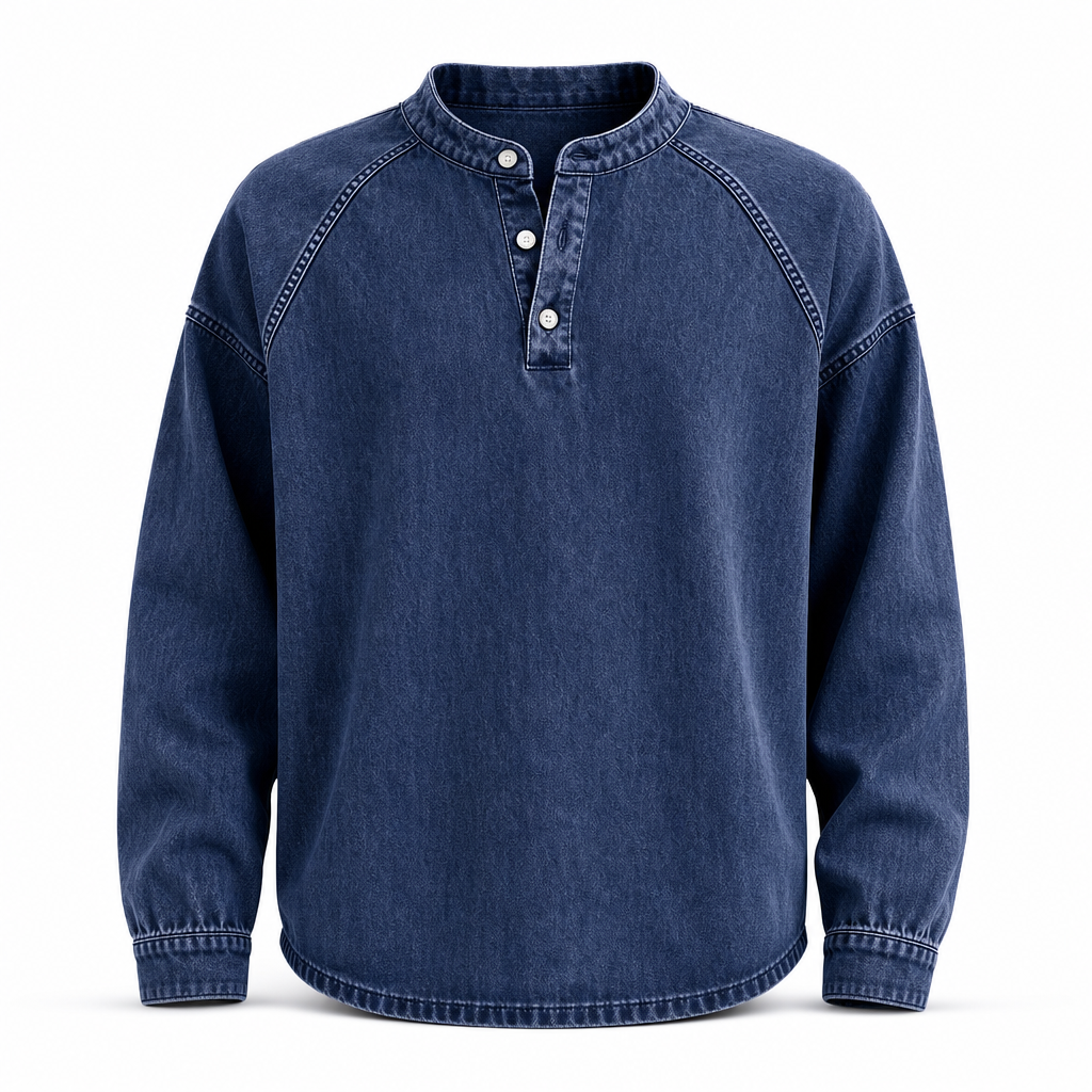 Gensre i vintage-stil, løstsittende og uformell for menn-15