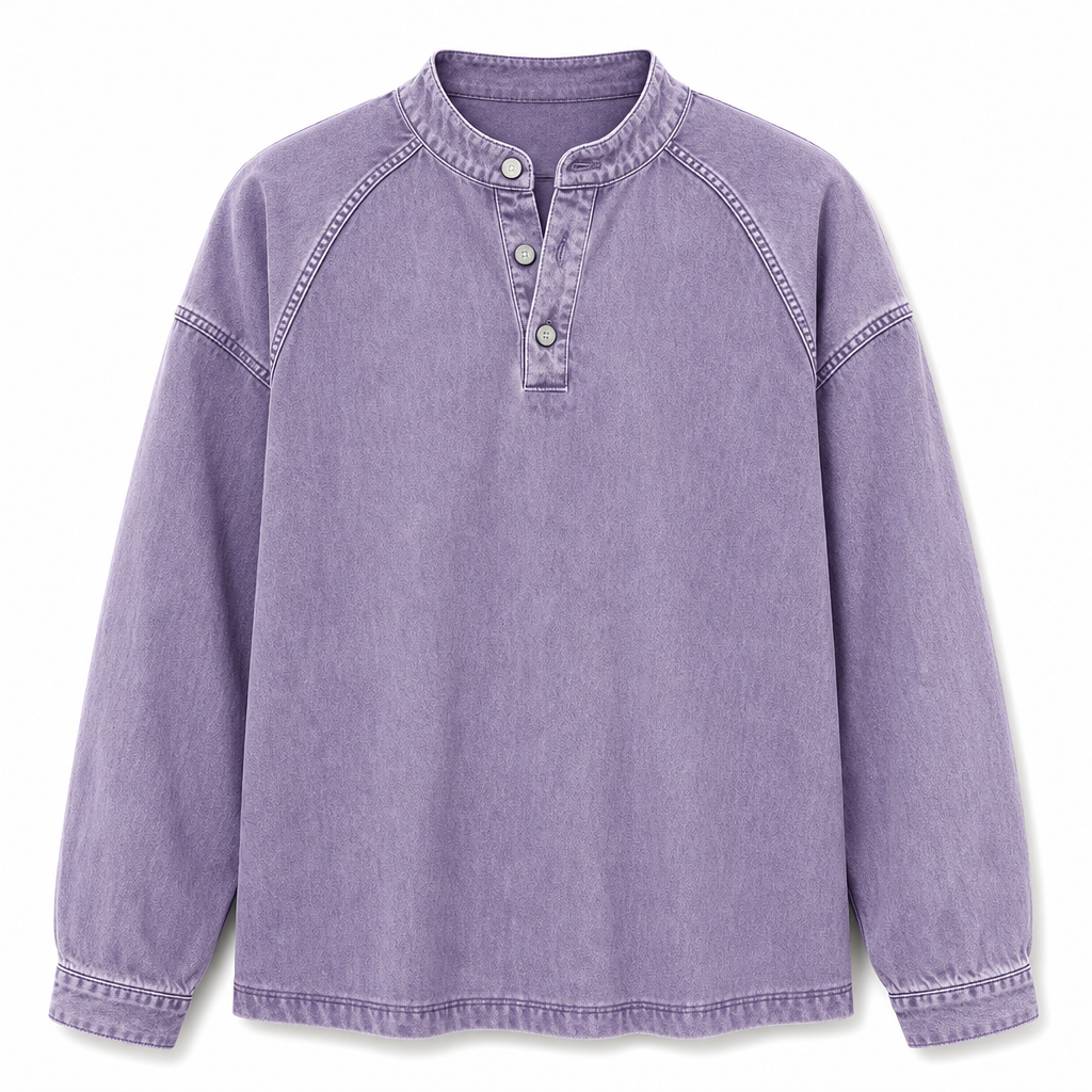 Gensre i vintage-stil, løstsittende og uformell for menn-16
