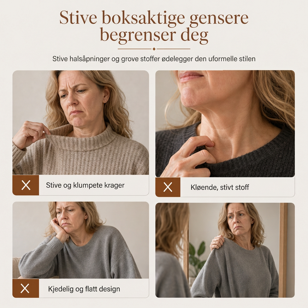 Uformell Genser med Leopardmønster, Avskuldret, Løs Passform, Langermet, Gensertopp i Bomullsblanding-1