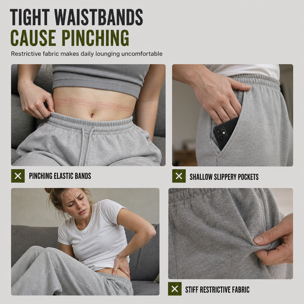 Dame Vintage Vasket Bredbens-Sweatpants-1