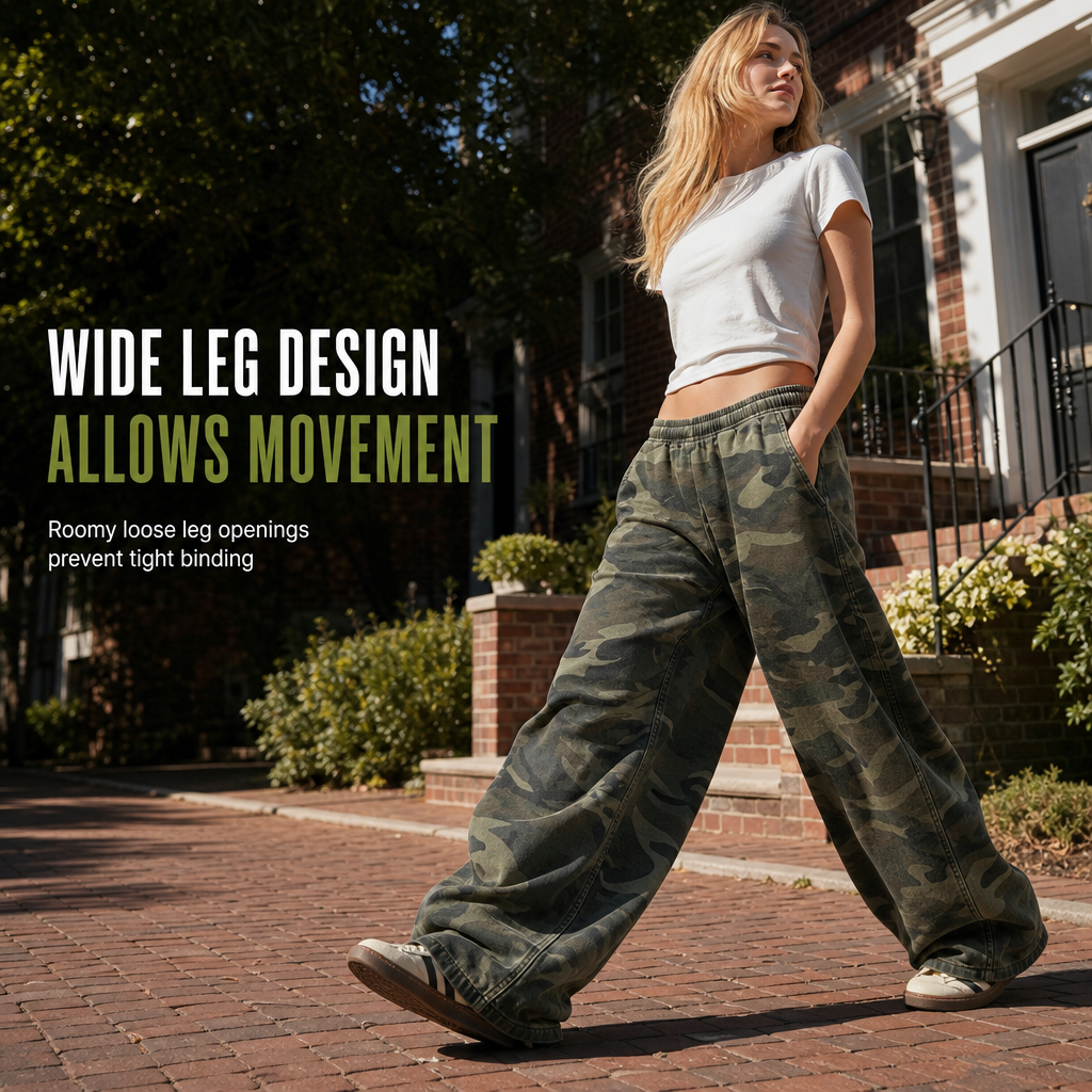 Dame Vintage Vasket Bredbens-Sweatpants-2