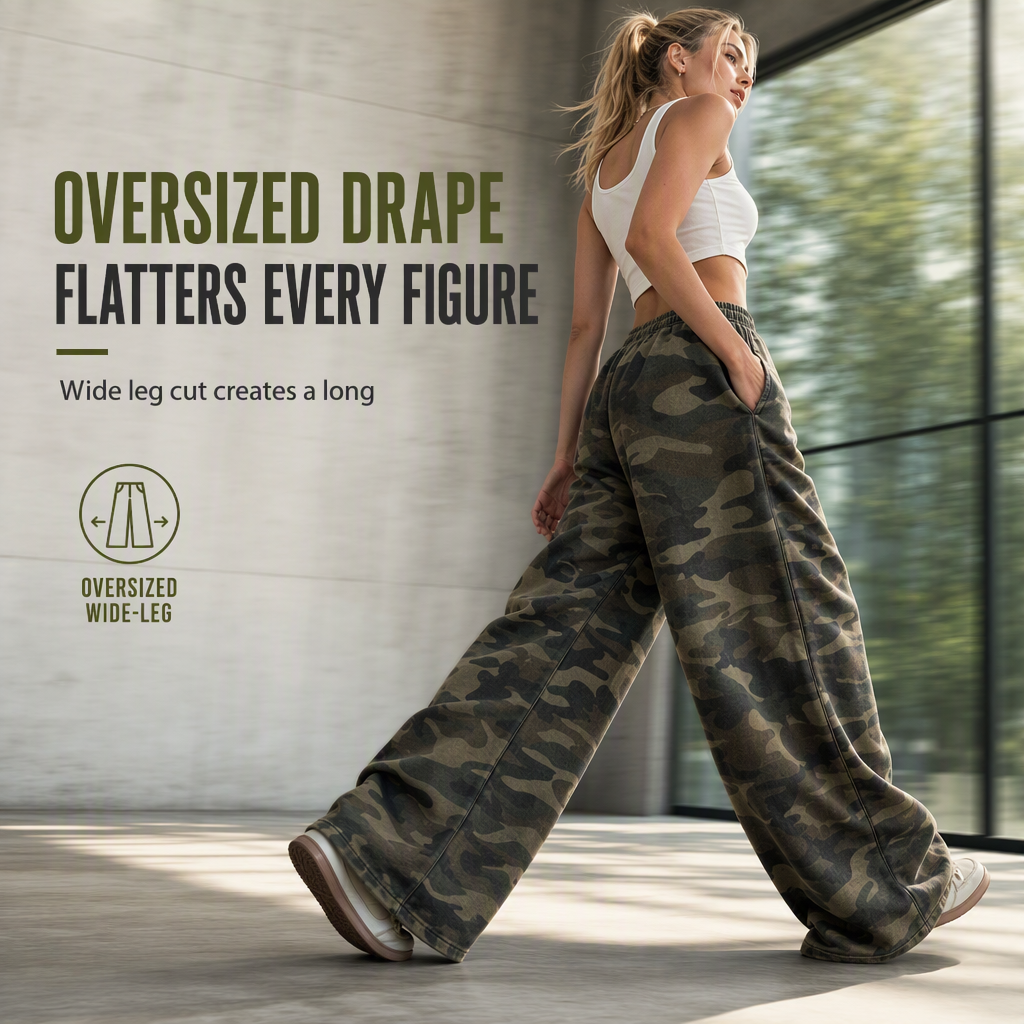 Dame Vintage Vasket Bredbens-Sweatpants-5
