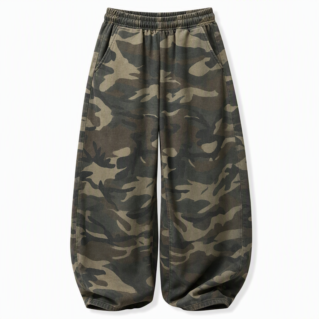 Dame Vintage Vasket Bredbens-Sweatpants-9