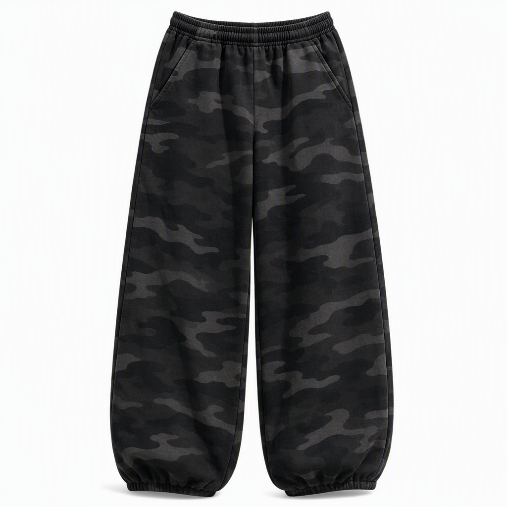 Dame Vintage Vasket Bredbens-Sweatpants-8