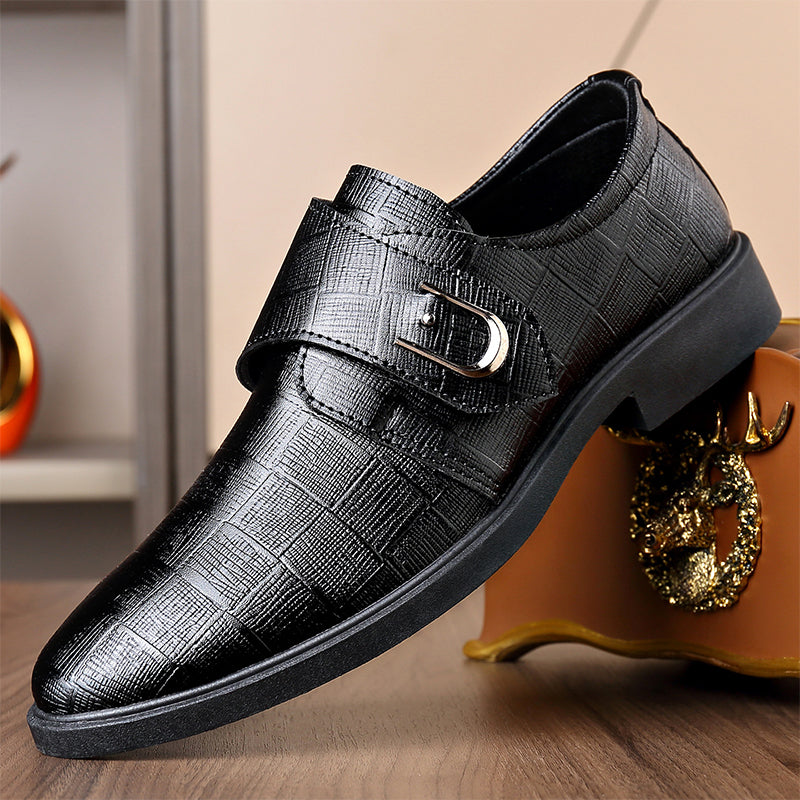 👞 Rask stroppepassform, polert hverdagsstil | Herresko allsidige dresssko-10