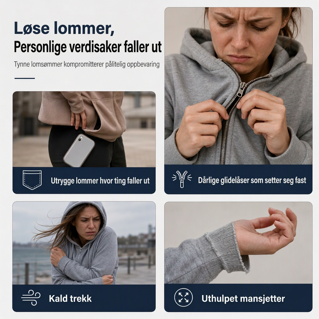 Premium hettegenser for kvinner med hel glidelås og glidelåslommer-1