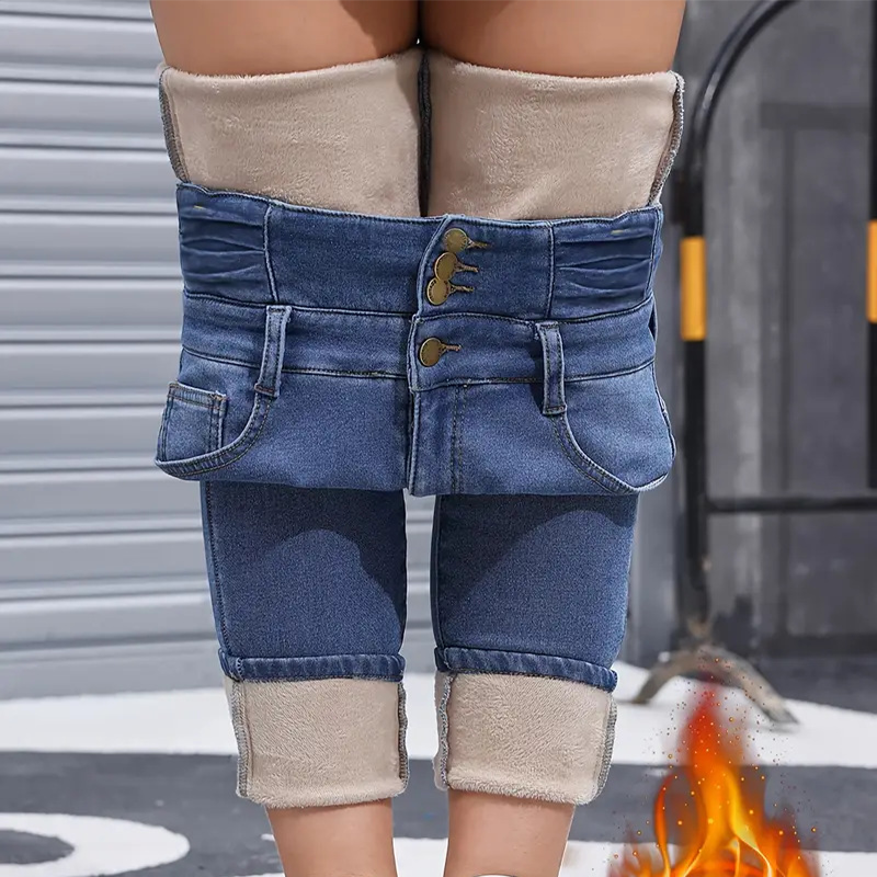 Varma casual jeans for damer-5