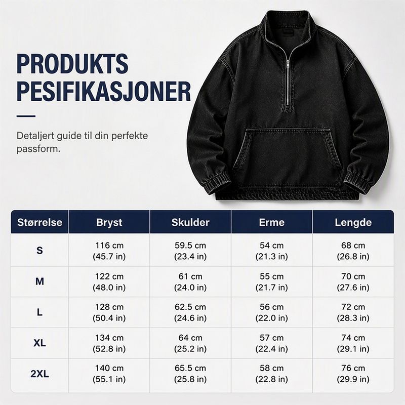Damesjeansjakke i avslappet passform-8