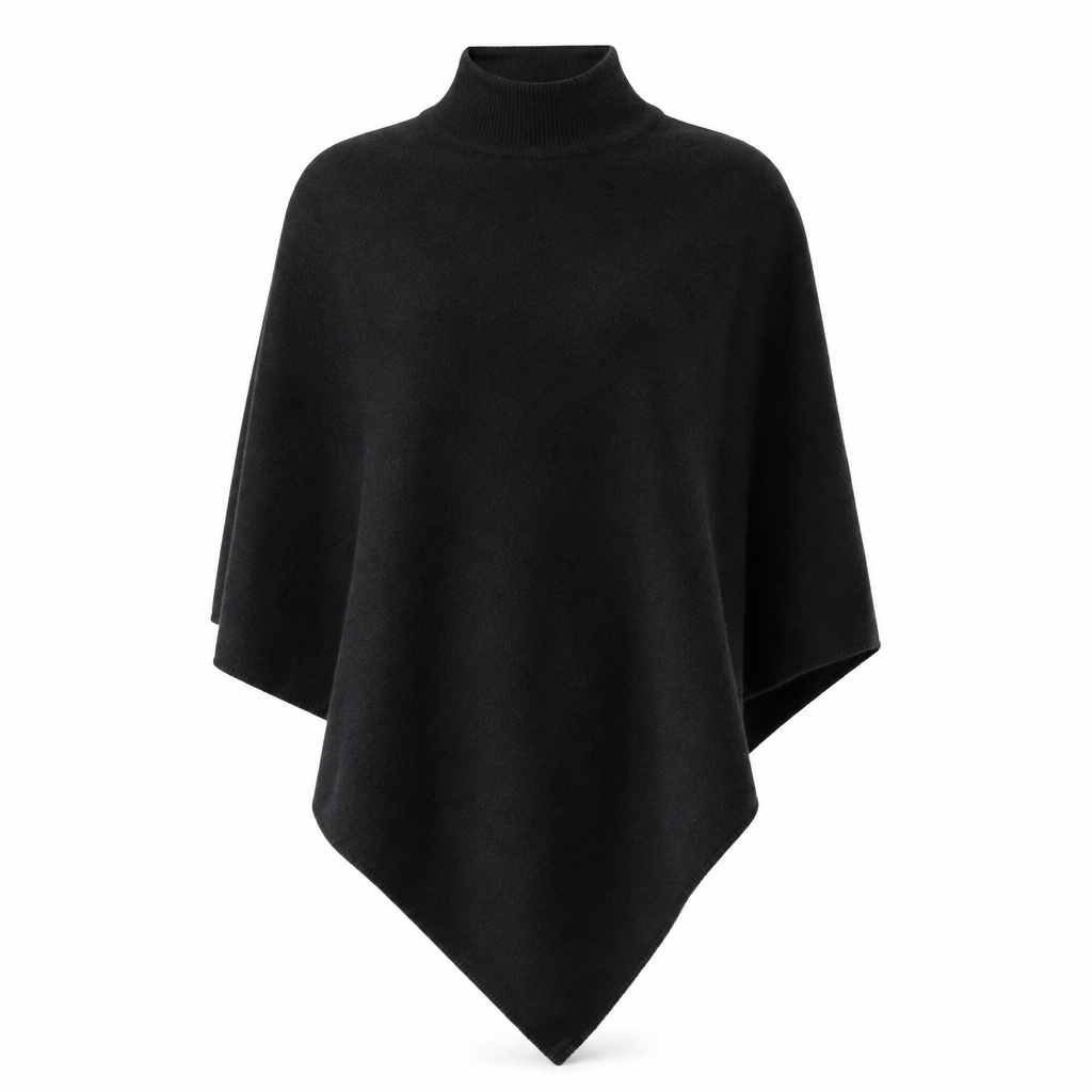Elegant løsvevd sjal i ensfarget for kvinner-9