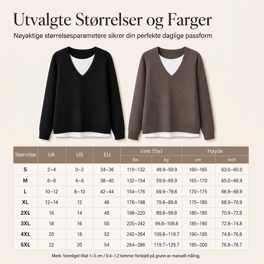 Damelig strikket topp i falsk to-delt design med V-hals-6