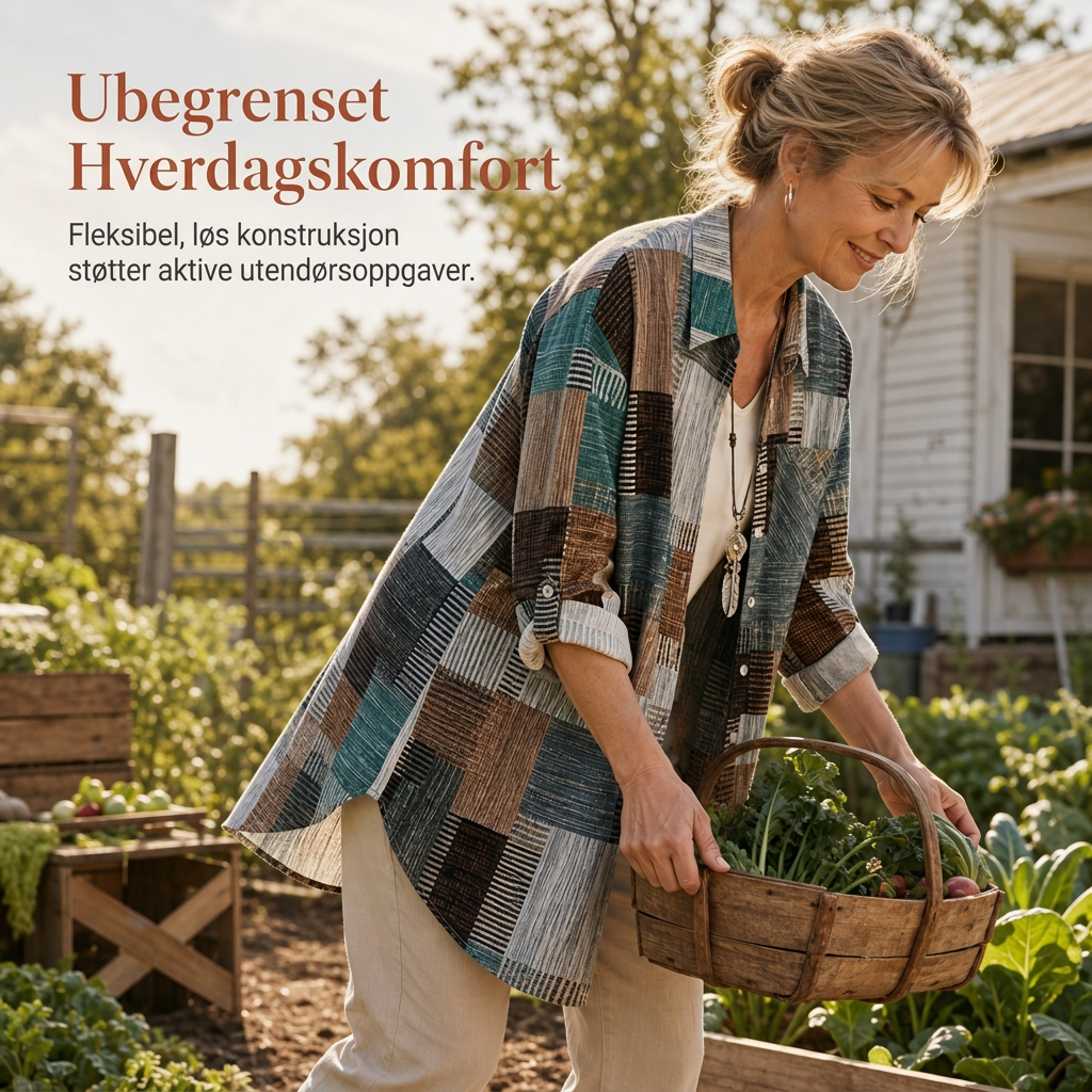 Uformell løstsittende rutete langermet skjorte, pluss størrelse, solbeskyttende yttertøy for vår og høst-2