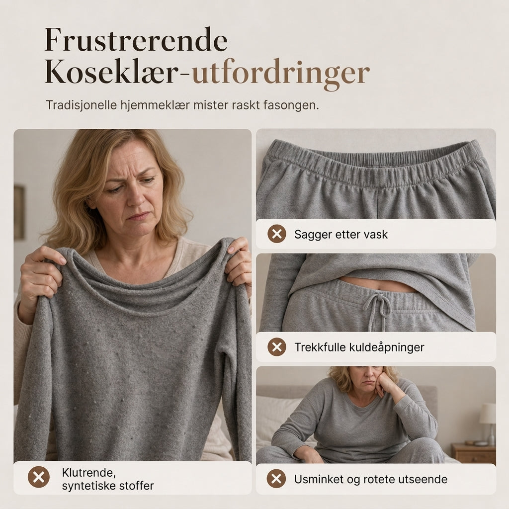 Strikket todelt sett for dame – kardigan og vide bukser-1