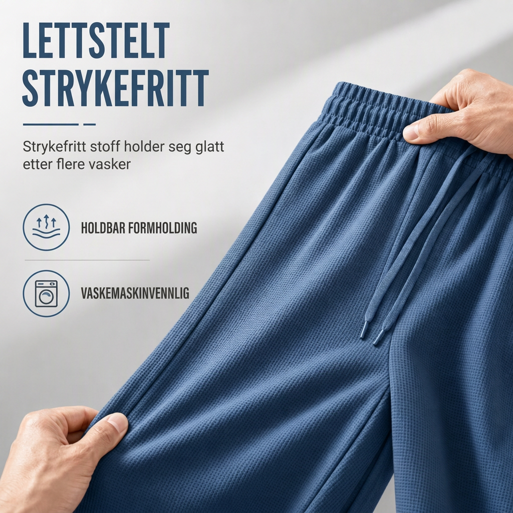 Herre uformelle løstsittende sportsbukser-3