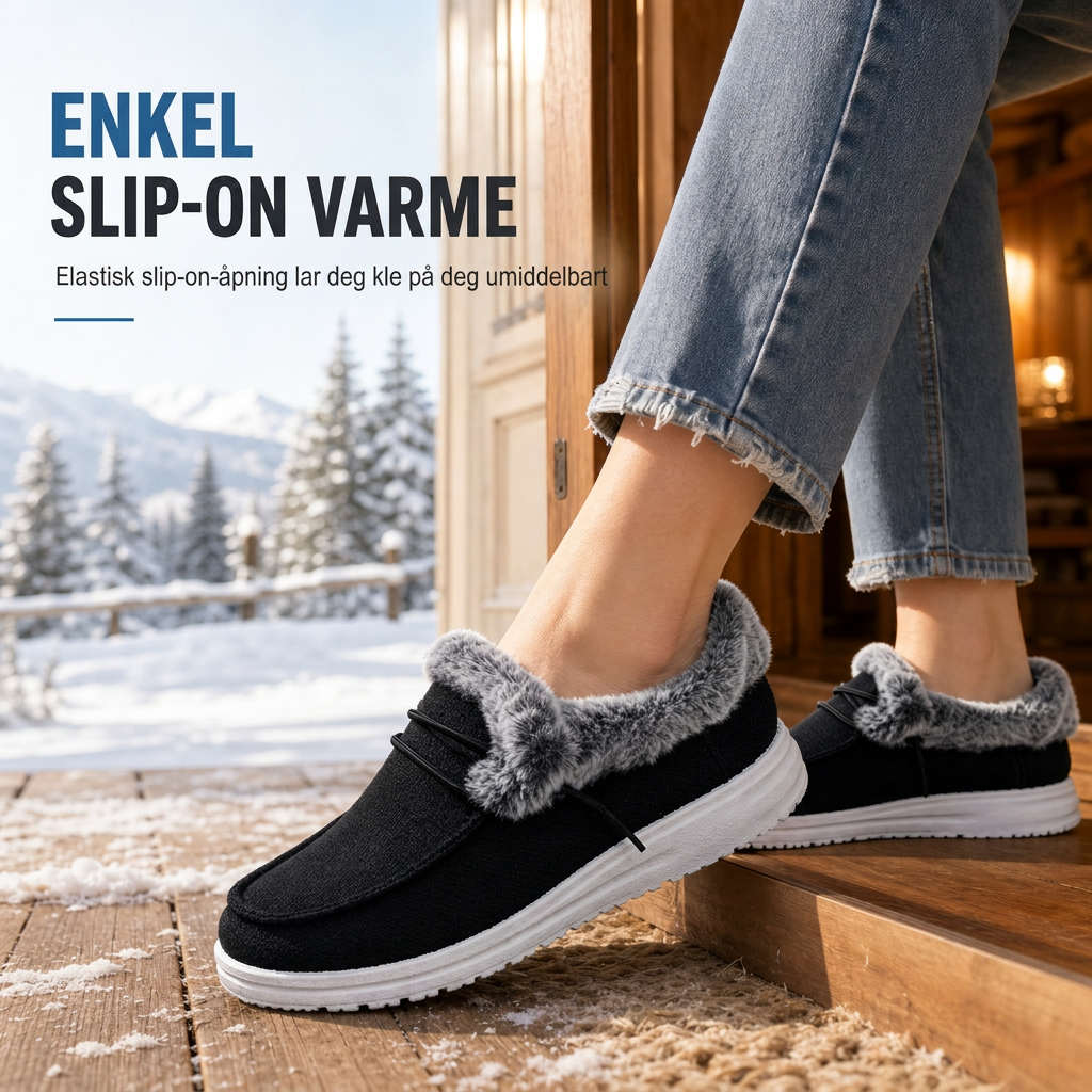 Uformelle vintersko med glideløs passform for kvinner-2