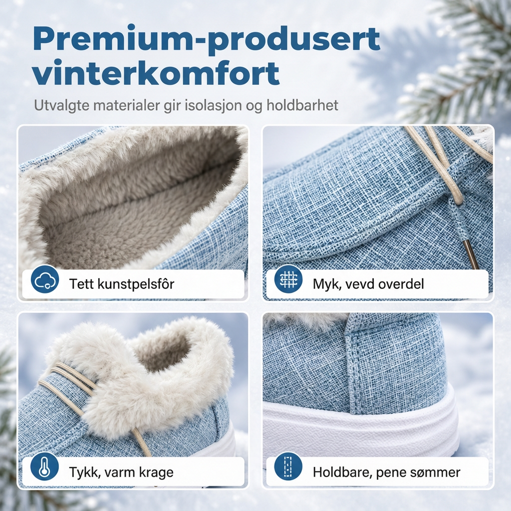 Uformelle vintersko med glideløs passform for kvinner-4
