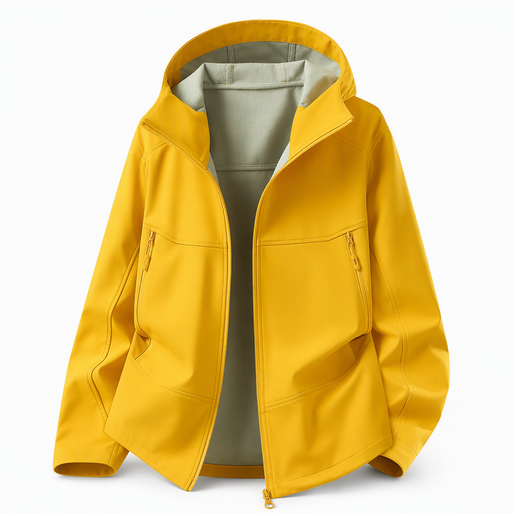 Unisex softshelljakke med hette – vannavstøtende & pustende-9