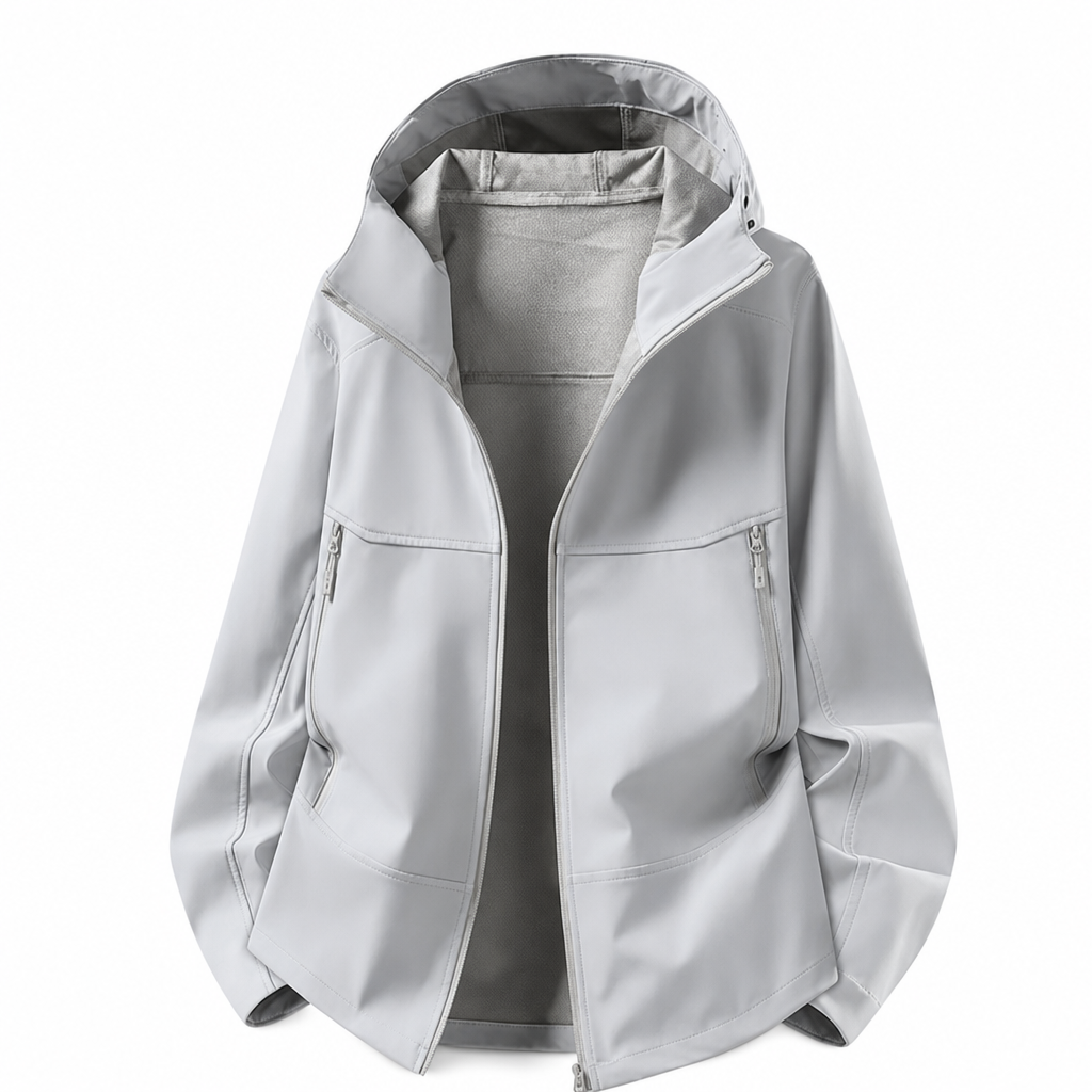 Unisex softshelljakke med hette – vannavstøtende & pustende-10