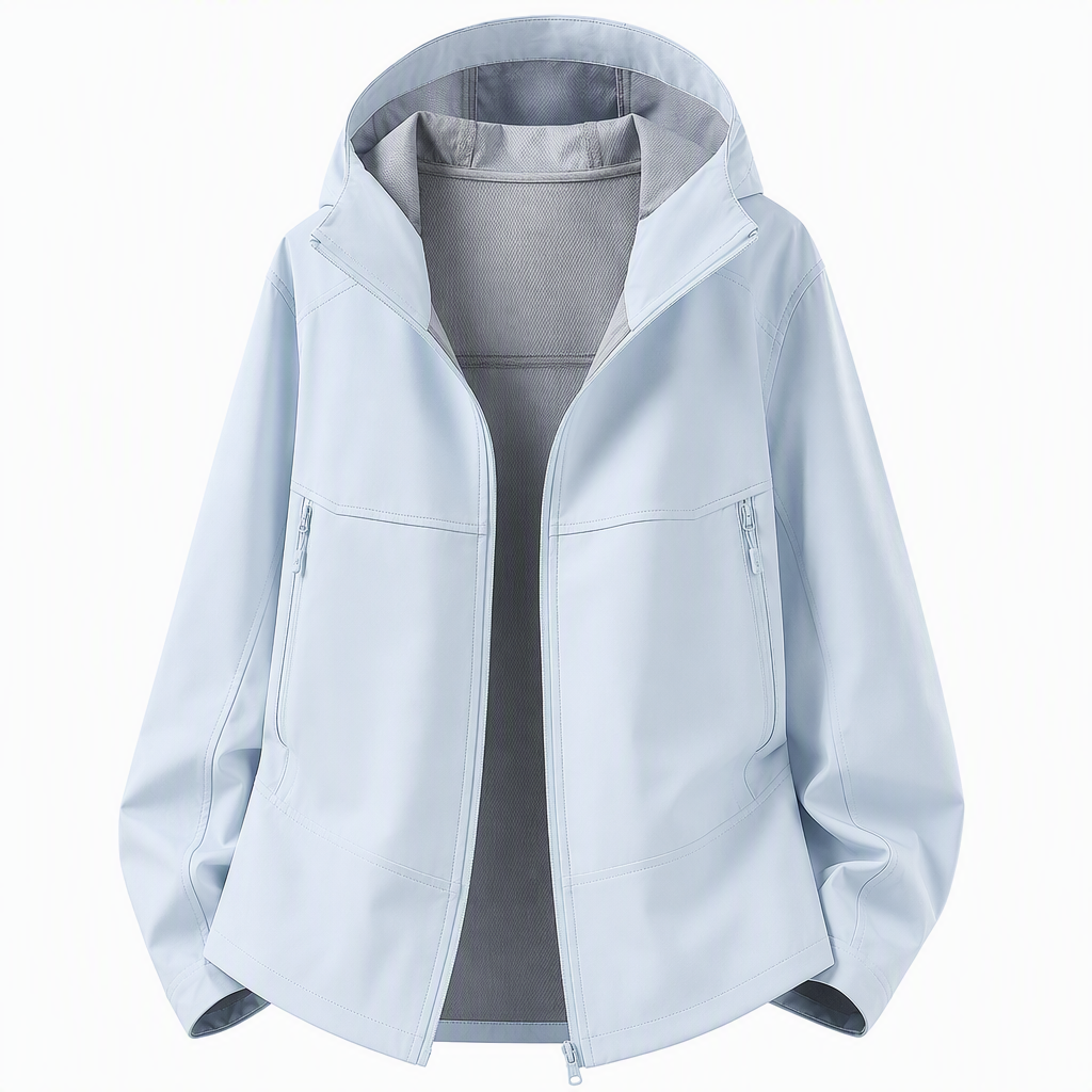 Unisex softshelljakke med hette – vannavstøtende & pustende-13