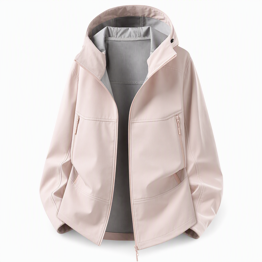 Unisex softshelljakke med hette – vannavstøtende & pustende-15