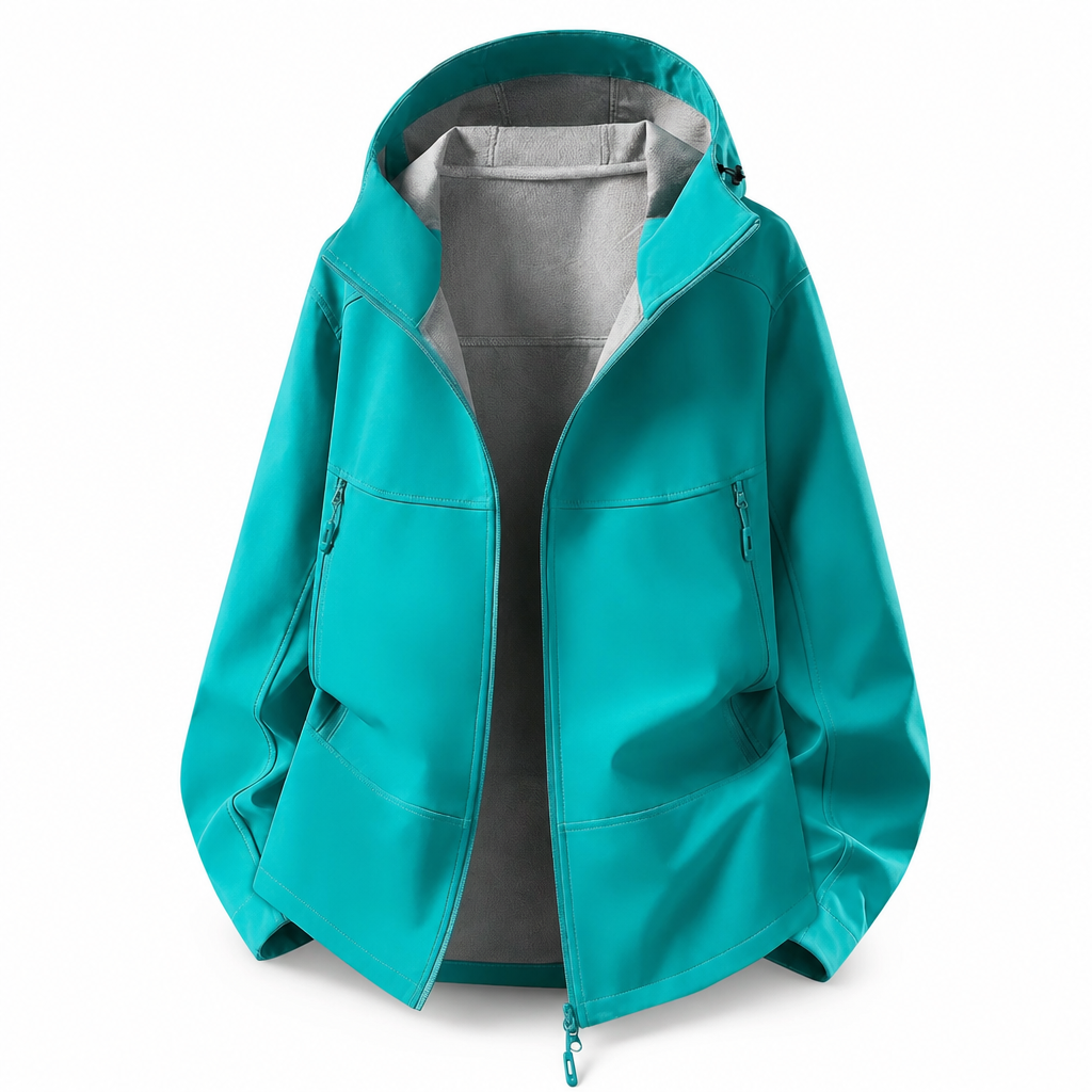 Unisex softshelljakke med hette – vannavstøtende & pustende-19