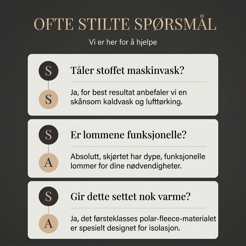 Sett med høyhalset genser og lang skjørt for kvinner-5