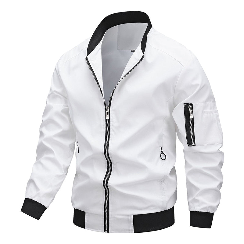 Utendørs casual bomberjakke for menn-9