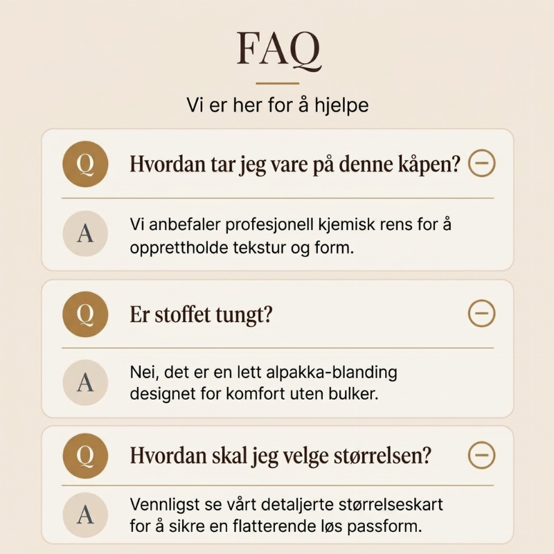Dame mellomlang lammeullskåpe-6