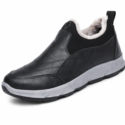 Komfortable vintersko for herrer – varme slip-on-sko med myk såle