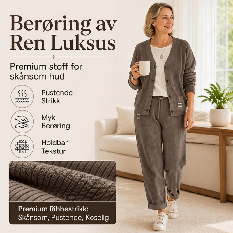 Damesett i cordfløyel, 2 deler-4