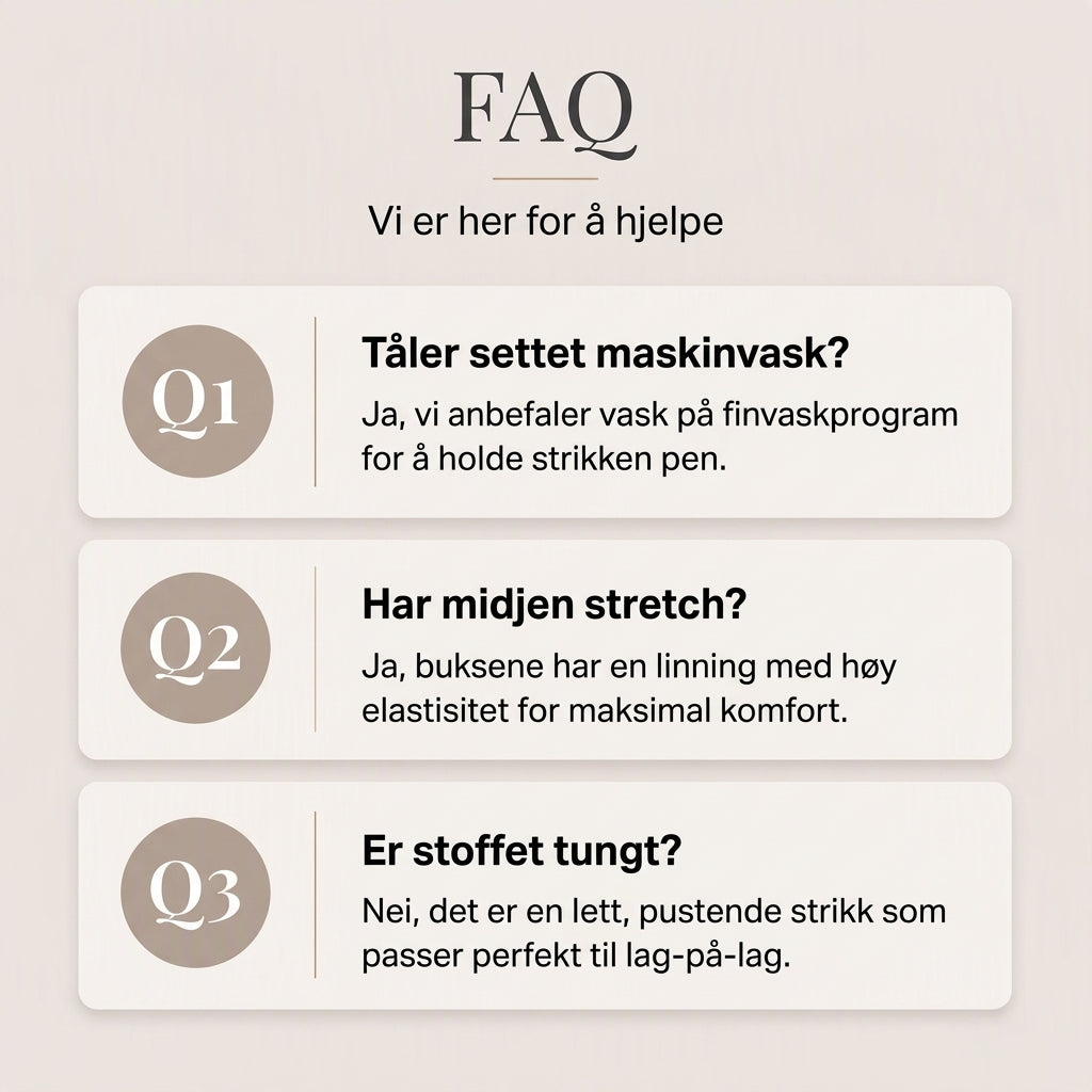 Damesett med strikket turtleneck-genseren og vidbeinte bukser-6