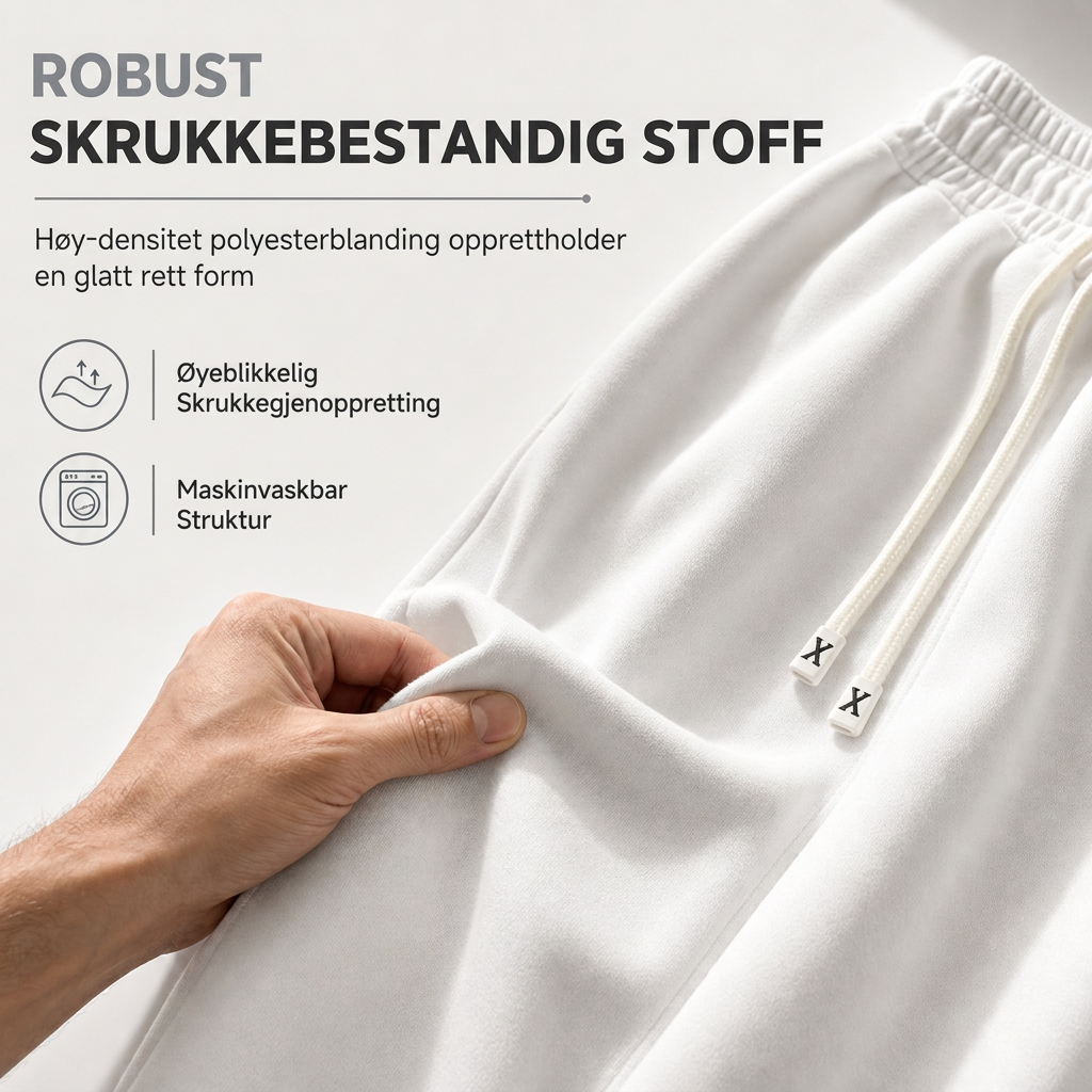 Løstsittende treningsbukser med snøring til menn, casual stil-6