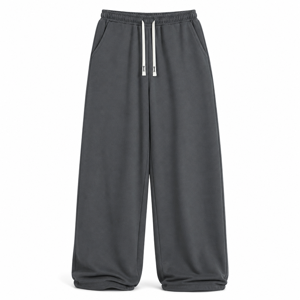 Løstsittende treningsbukser med snøring til menn, casual stil-10
