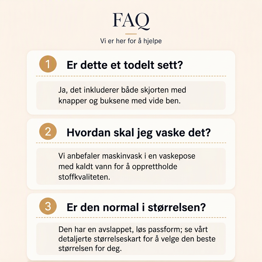 Langstripet damebluse med striper og buksett med vid ben-6