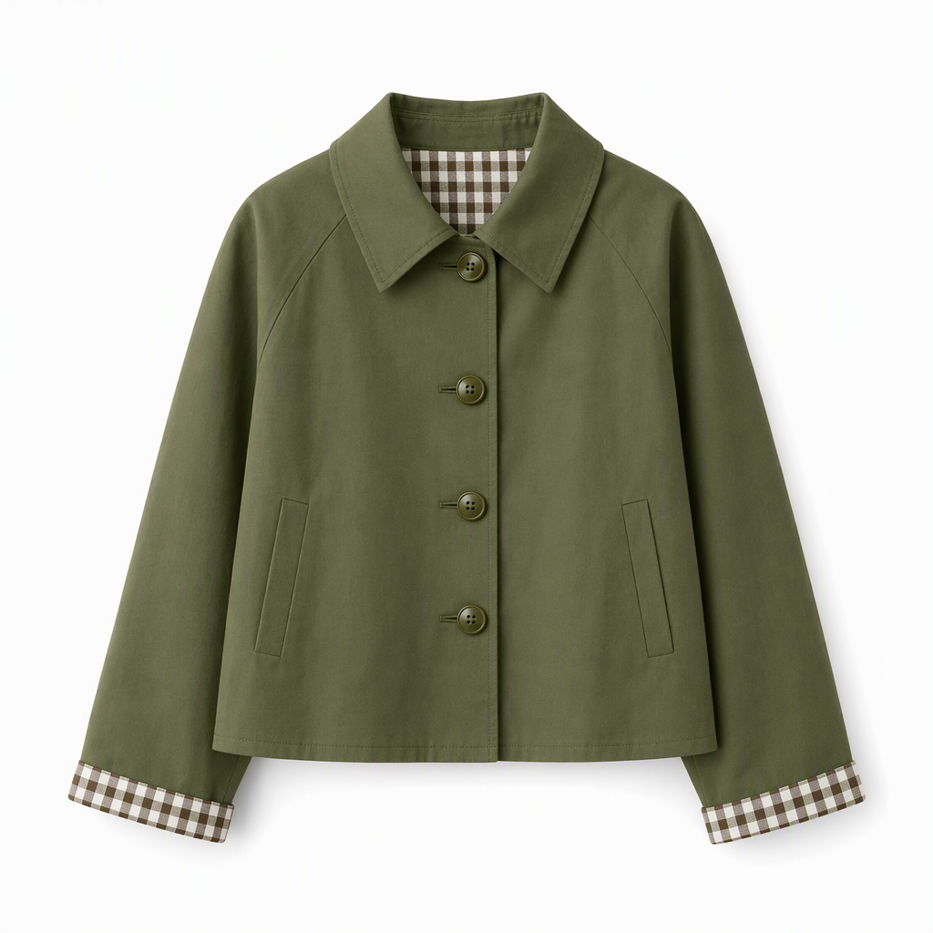 🔥50 % rabatt🍂🧥 Elegant og varm damefrakk for høst og vinter | Enkeltradet kåpe med lange ermer-14