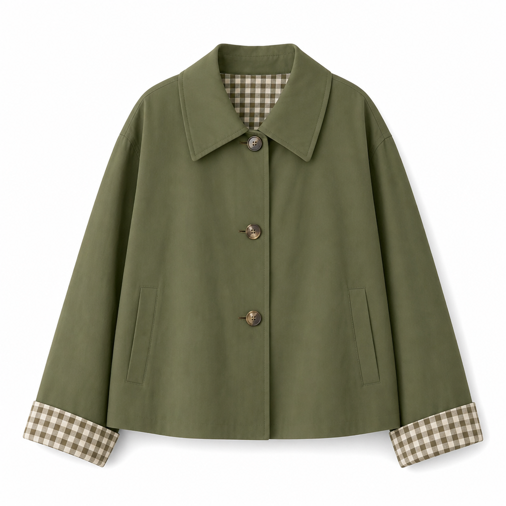 🔥50 % rabatt🍂🧥 Elegant og varm damefrakk for høst og vinter | Enkeltradet kåpe med lange ermer-15