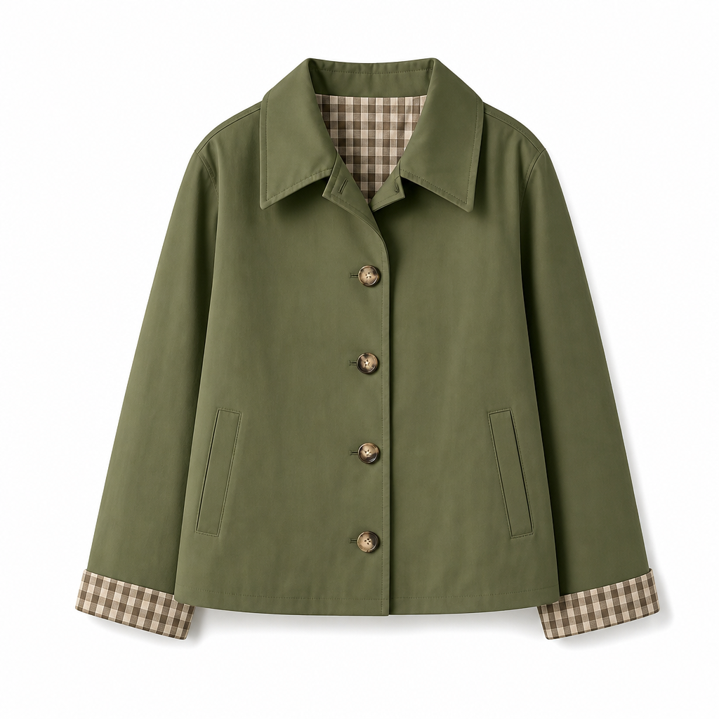 🔥50 % rabatt🍂🧥 Elegant og varm damefrakk for høst og vinter | Enkeltradet kåpe med lange ermer-18