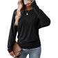 🔥50 % rabatt✨👚 Avslappet oversized-genser for kvinner | Rund hals, lange ermer og trendy rynkedetaljer-9