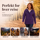 🔥50 % rabatt✨🧥 Damejakke med plysjfôr og hette | Vindavvisende, myk og varm til høsten