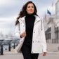 🔥50 % rabatt✨🧥 Damejakke med plysjfôr og hette | Vindavvisende, myk og varm til høsten