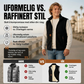 Tykk varmevest for vinteren – Unisex modell med koselig plysjfôring ✨❄️