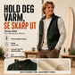 Tykk varmevest for vinteren – Unisex modell med koselig plysjfôring ✨❄️