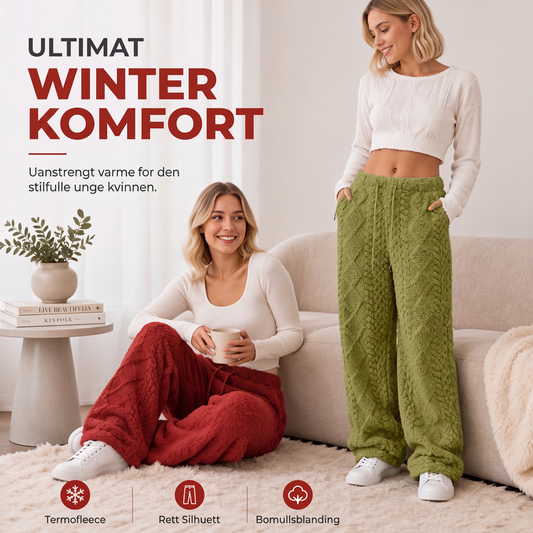 Dame uformelle rettbente buks med snøring