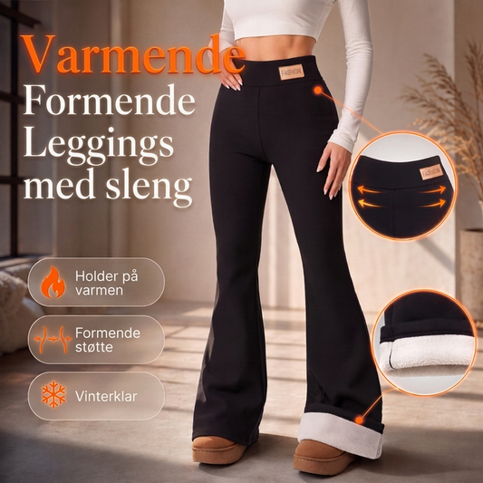 📢📢49 % rabatt!!!🎉✨Plüssfôrede stretch-leggings for damer