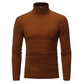 Menns tettsittende genser med falsk turtleneck – Slim fit og stilren komfort ✨🖤