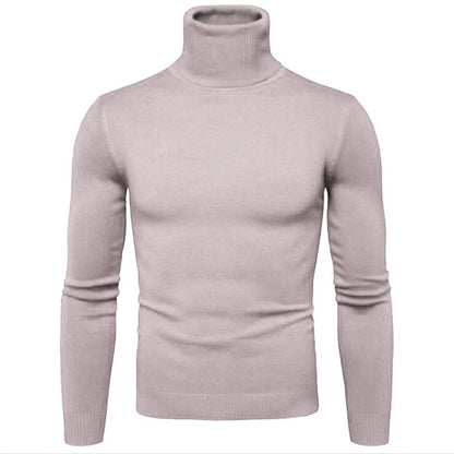 Herre klassisk slim-fit turtleneck genser