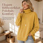 🍂Høstens bestselgende nyheter | Myk strikket genser for damer – elegant oversized polo med høy krage