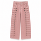 Dames retro jeans med høy midje og buede ben