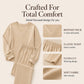 Women's off-shoulder sweatshirt & pants set – Mykt og avslappet antrekk ✨👚👖