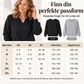 Casual split V-hals genser for kvinner – Myk og stilren hverdagsfavoritt ✨👚💫